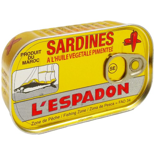 L’espadon Sardines with Pepper (spicy) - 125g