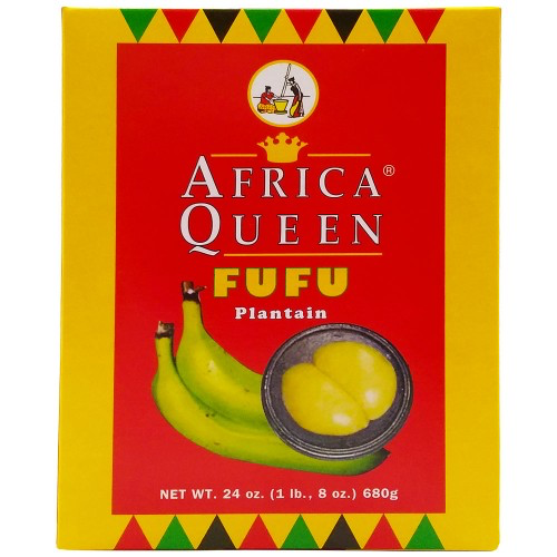Farinha de banana-da-terra Africa Queen Fufu