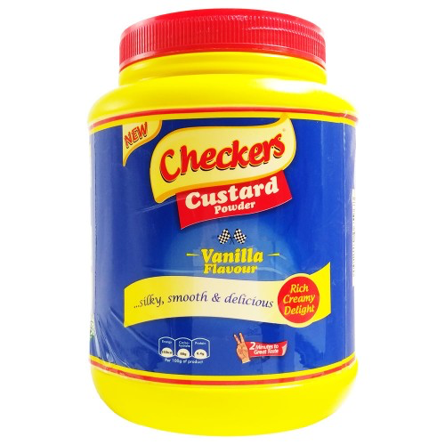 Checkers Custard Sabor Baunilha