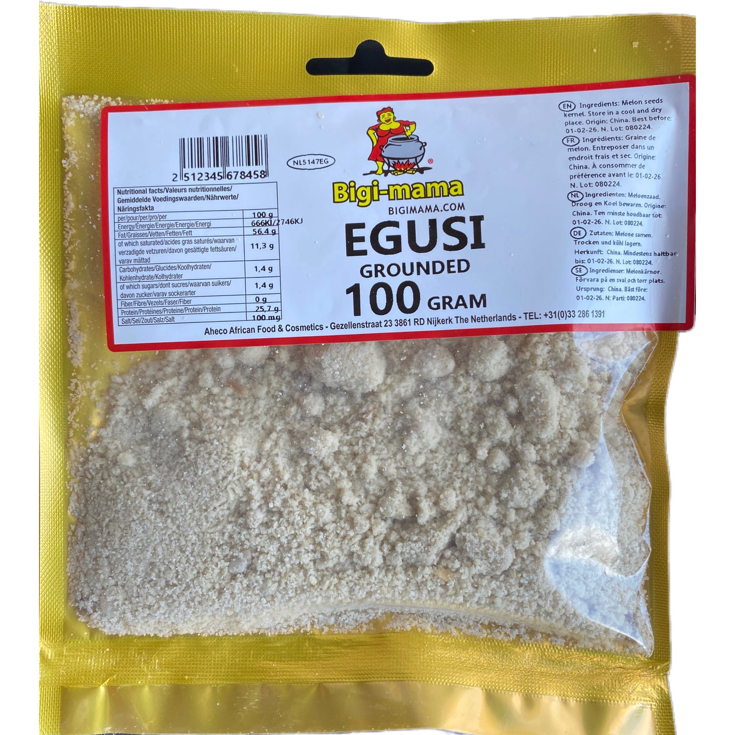 Bigi-mama Egusi aterrado