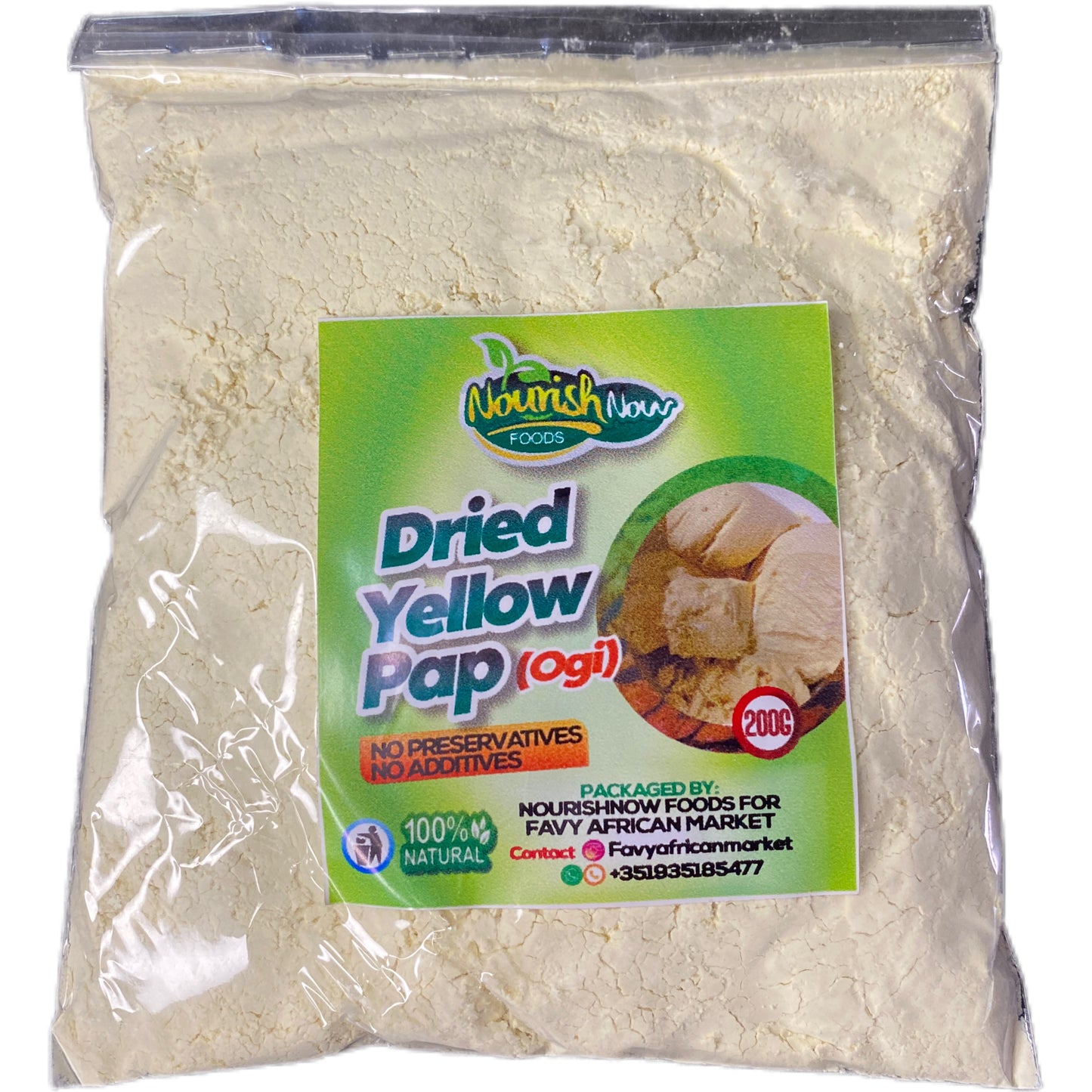 Pap amarelo seco ou Ogi