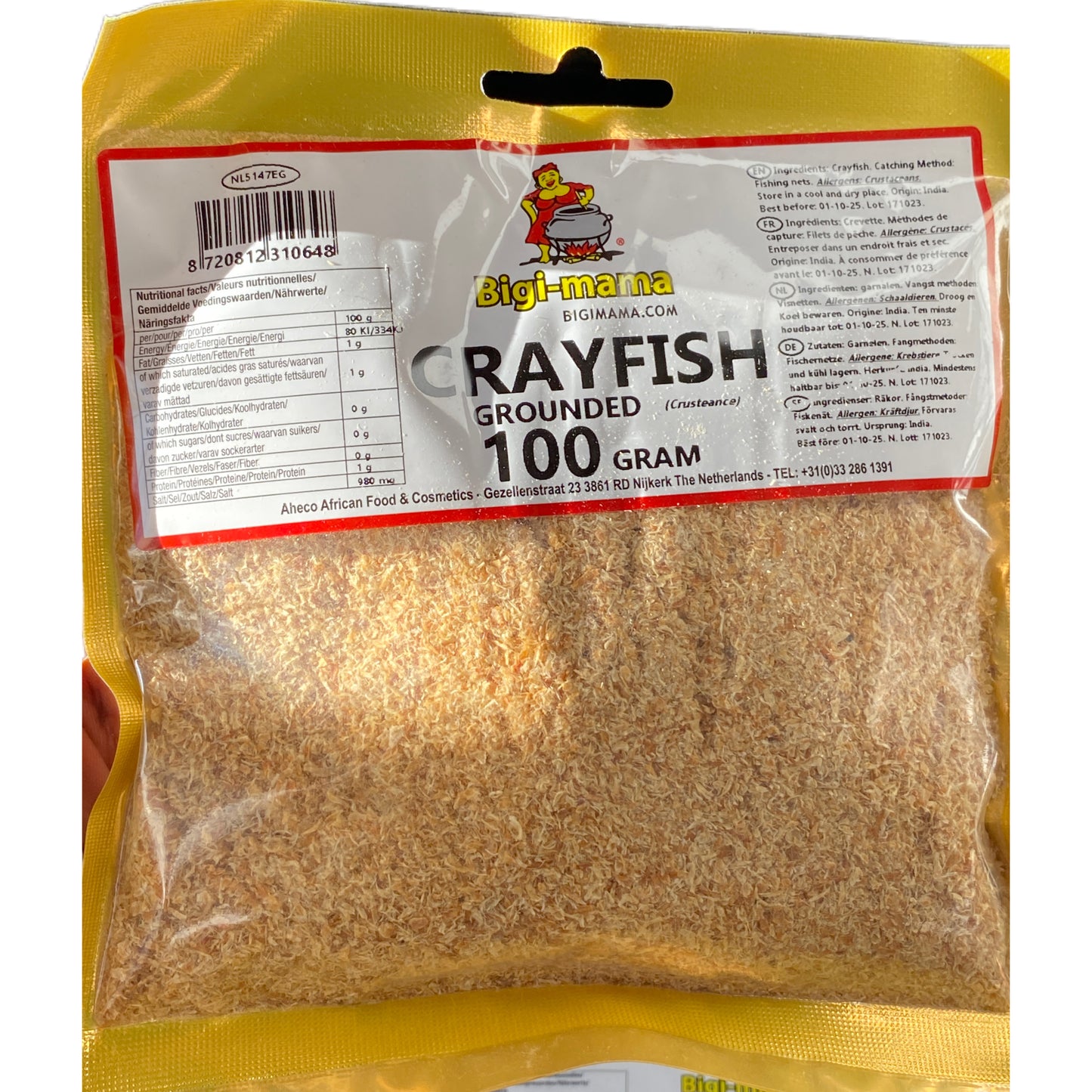 Bigi-mama lagostim encalhado