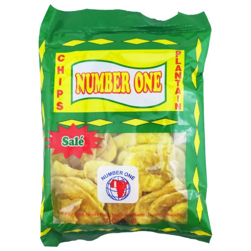 Number one salt plantain chips