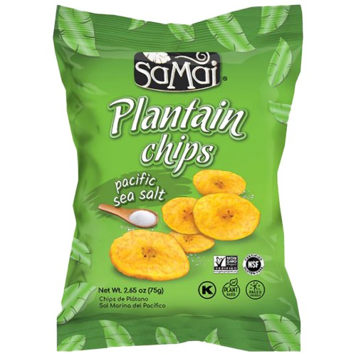 Plantain chips (Samai) Pacific Sea Salt - 75g