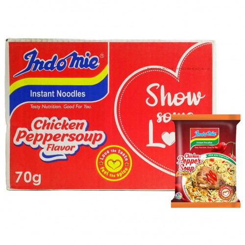 Nigerian Indomie Noodles Chicken Peppersoup Flavor