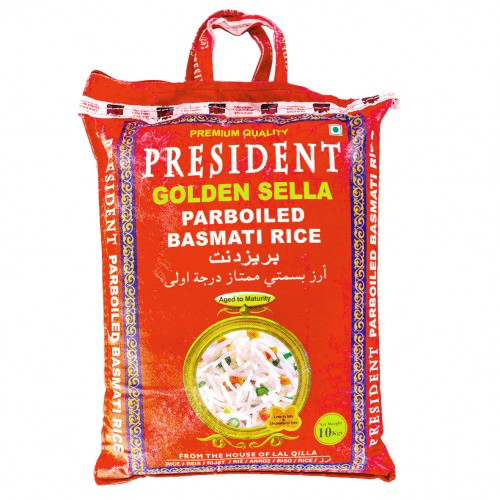President golden sella basmati rice - 10kg