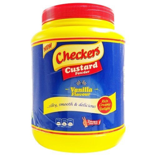 Checkers Custard Vanilla Flavored