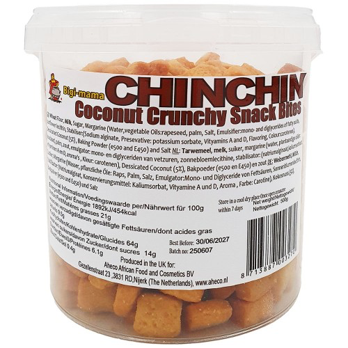 Chin-chin Snacks (Coconut flavour) - 500g